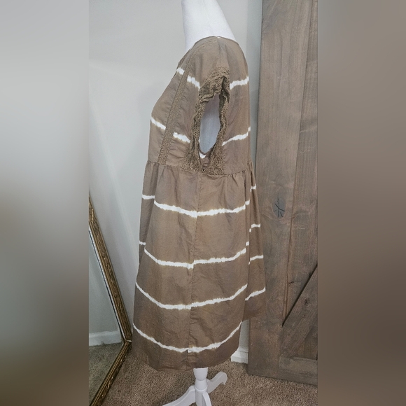 COREY LYNN CALTER Brigid Tunic Dress In Moss. Size Small - Picture 15 of 16